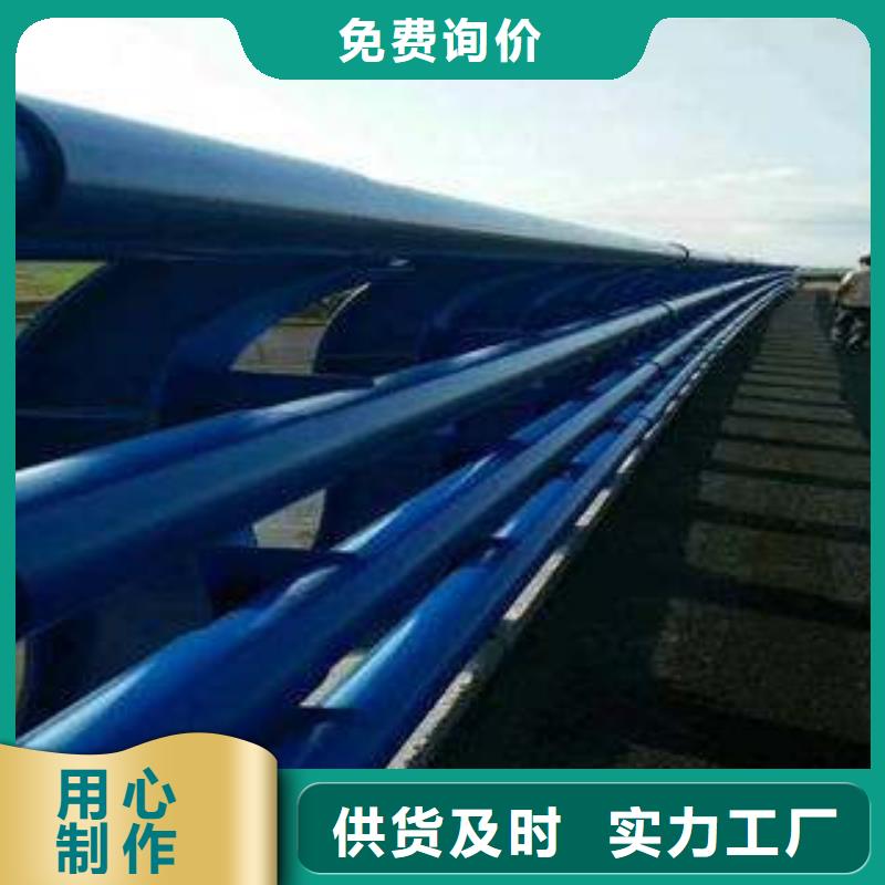 桥梁护栏Q235钢板立柱实体诚信厂家
