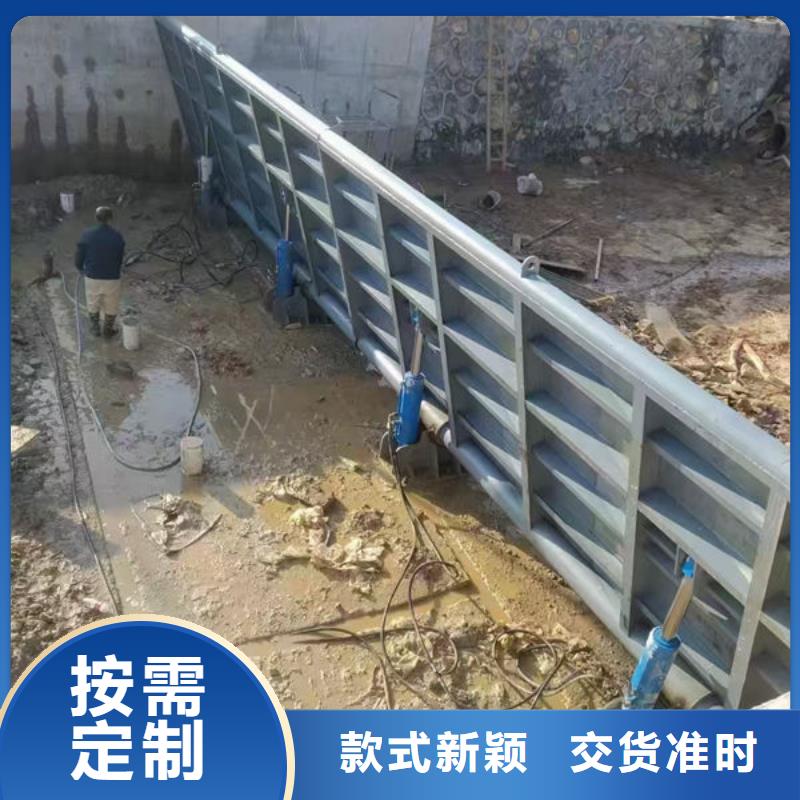 钢坝闸门景观钢闸门追求细节品质