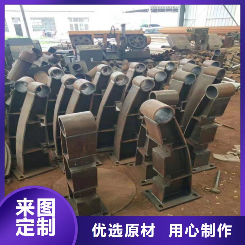 桥梁防撞护栏施工假缝图片不锈钢复合管厂家