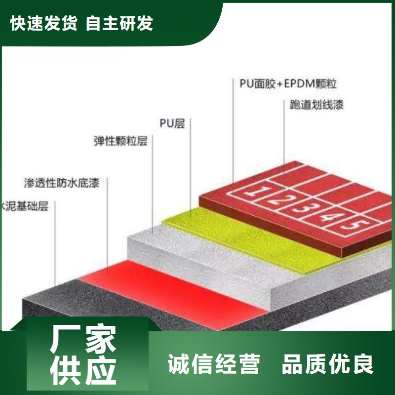 学校塑胶篮球场团队来样定制
