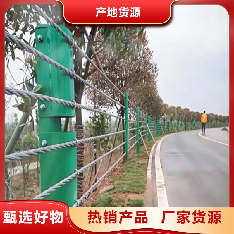 规格齐全的钢丝绳护栏厂家