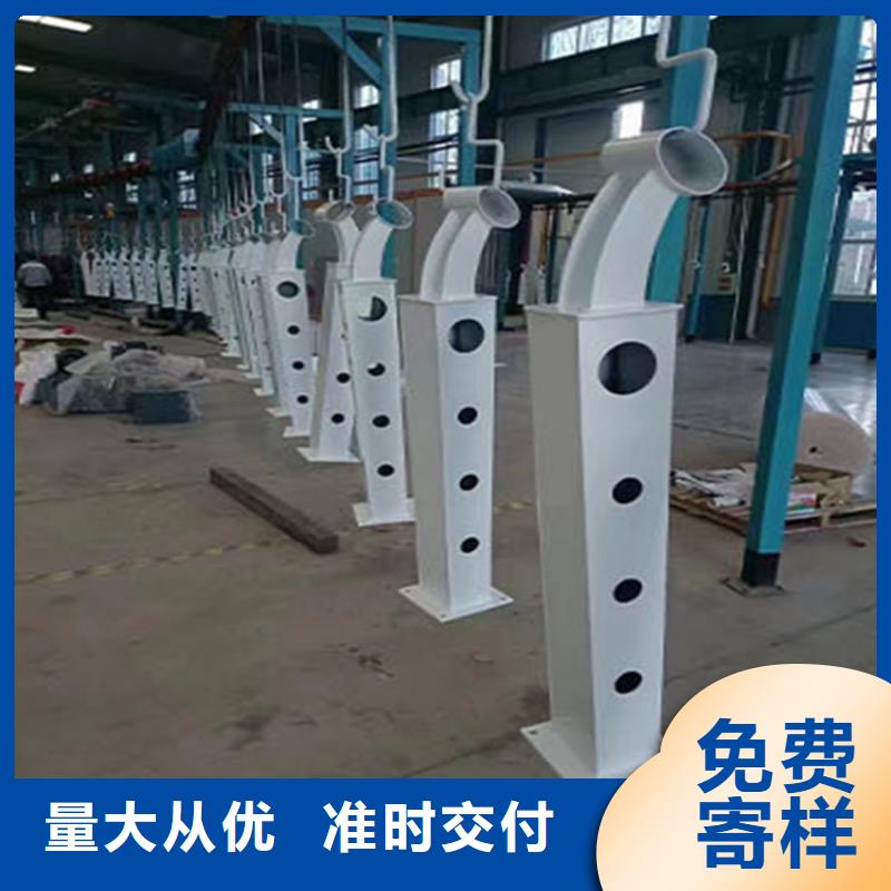 不锈钢复合管护栏桥梁护栏立柱厂家直销货源充足
