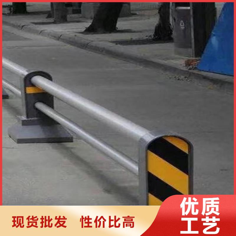 不锈钢复合管防撞护栏_灯光防撞护栏颜色尺寸款式定制