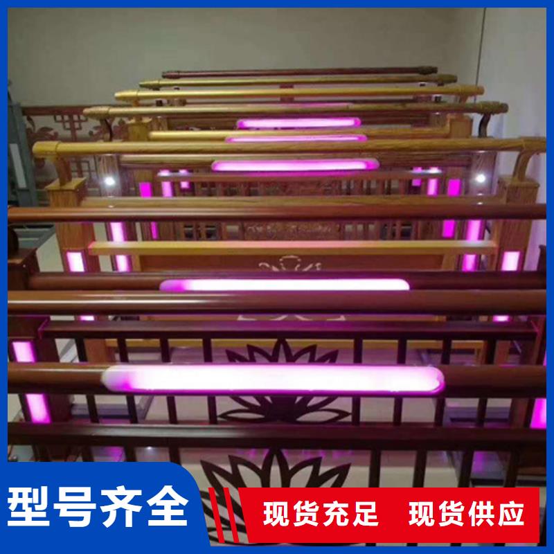 不锈钢桥梁防撞护栏河道景观灯光护栏-【城市景观防护栏】定制定做
