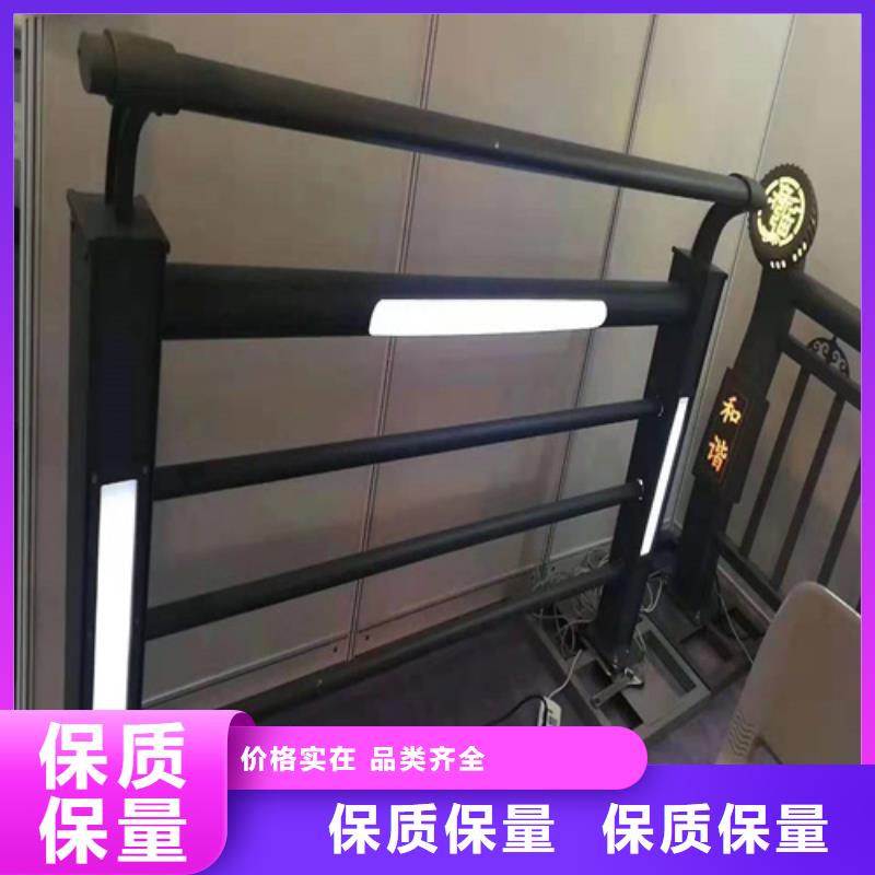 不锈钢桥梁防撞护栏河道景观灯光护栏灯光护栏快速生产
