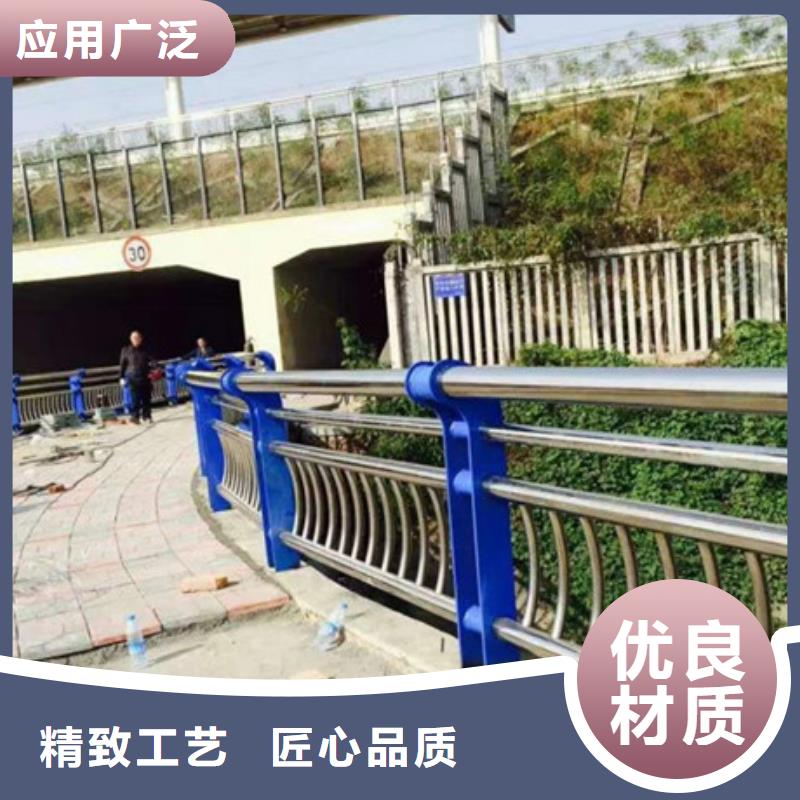 桥梁护栏镀锌喷塑防撞栏厂家案例