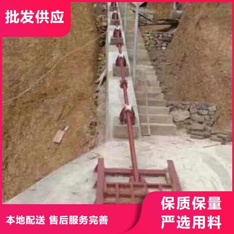 铸铁闸门原料层层筛选