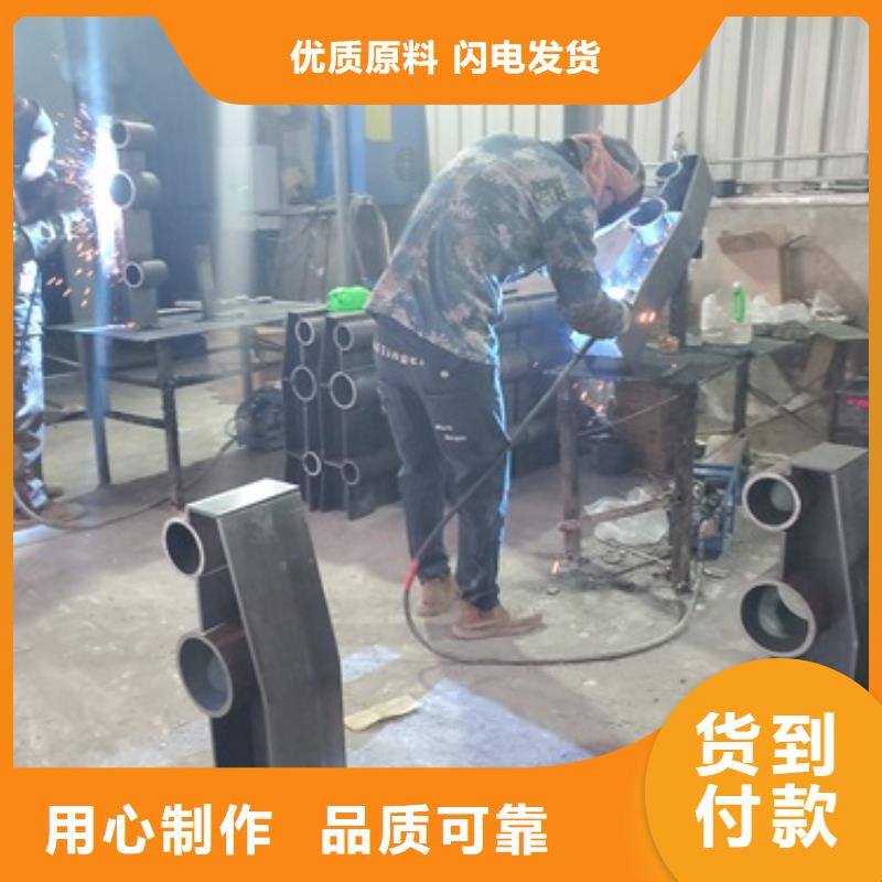 桥梁护栏不锈钢复合管护栏产品实拍