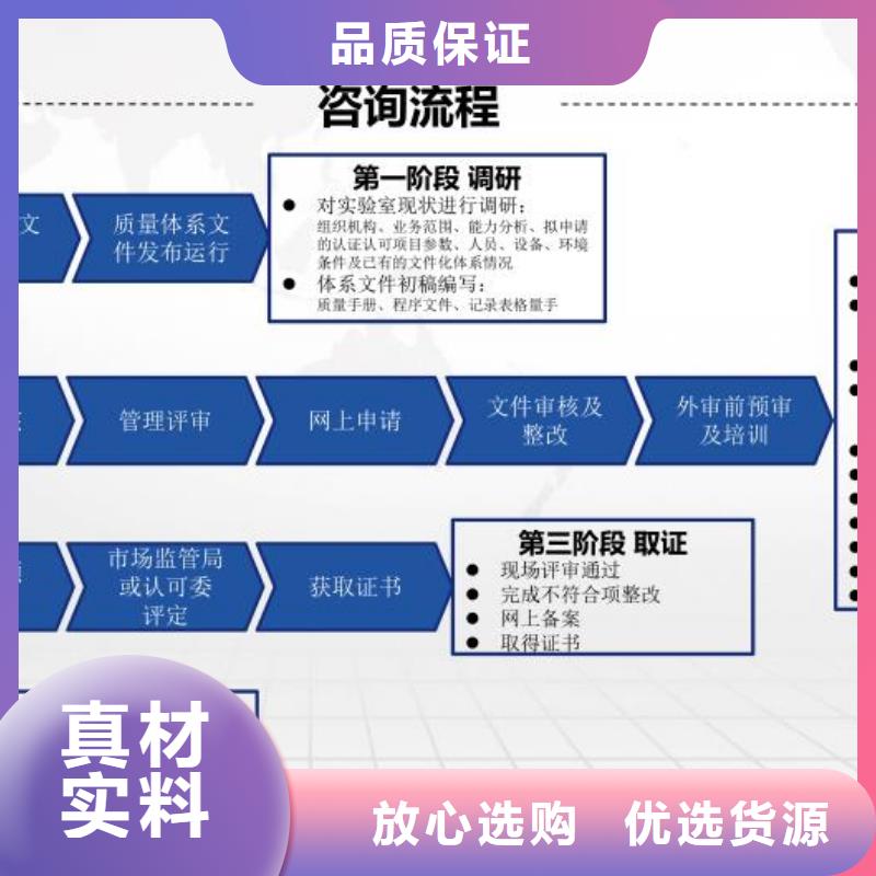 CMA资质认定资质认定的材料厂诚信经营