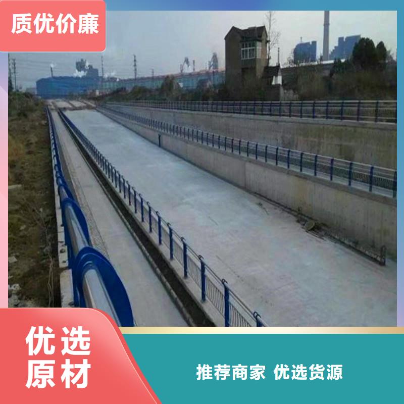 桥梁防撞护栏不锈钢复合管栏杆细节展示