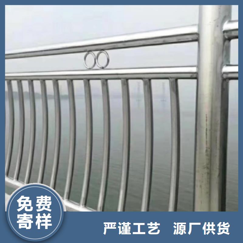 桥梁防撞护栏不锈钢复合管栏杆细节展示