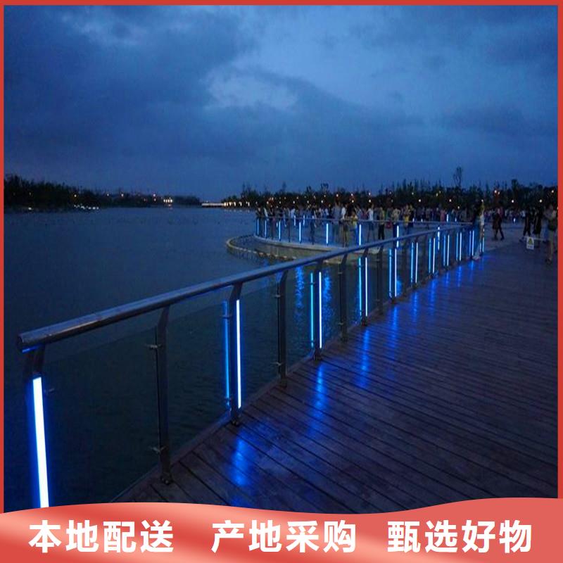 桥梁防撞护栏不锈钢复合管栏杆细节展示