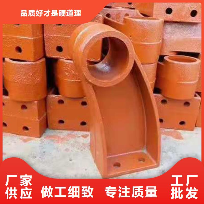 【 铸钢护栏防撞护栏立柱厂家精选】鑫腾钢丝绳护栏
