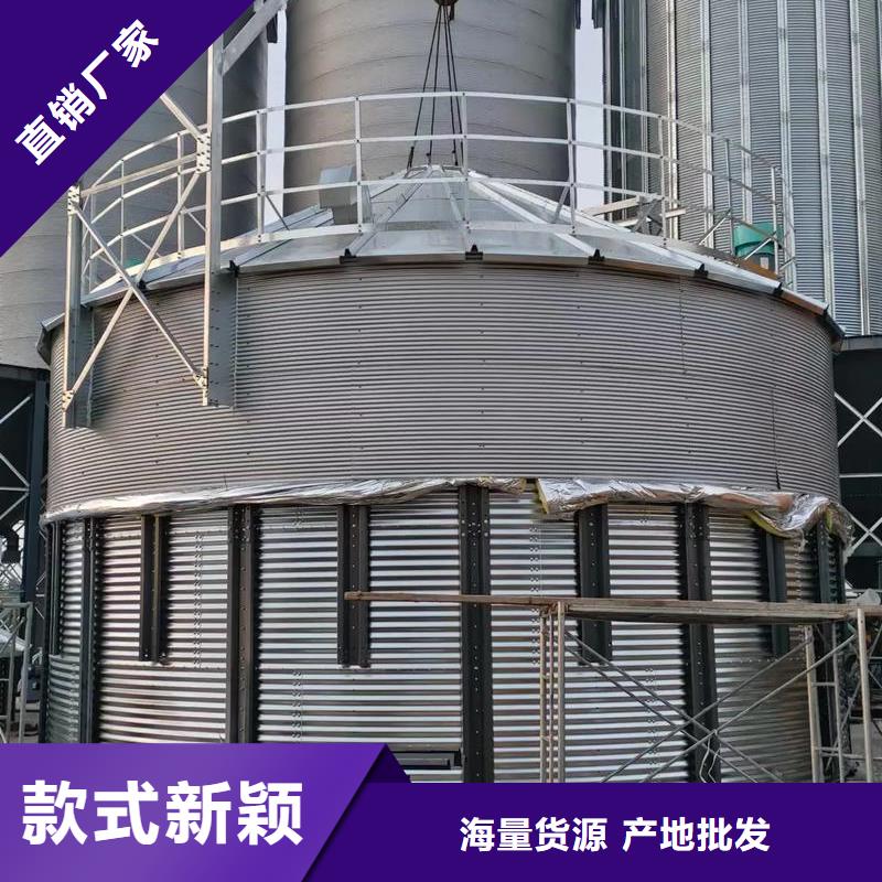 #镀锌装配式粮仓圆筒仓#到厂参观