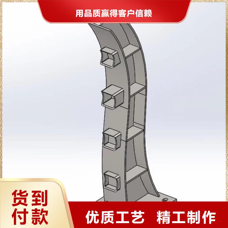 道路护栏制造商桥梁防撞护栏 【热镀锌立柱】欢迎来电咨询
