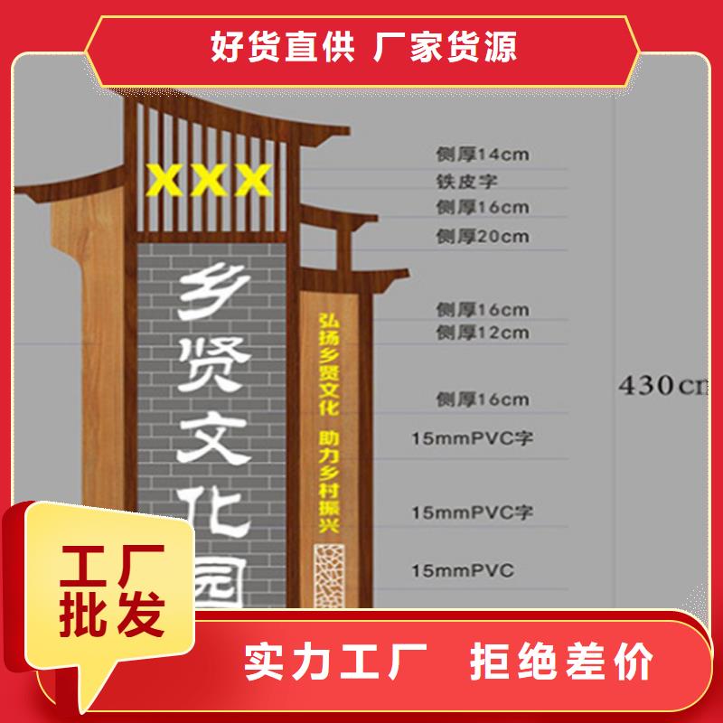 景区精神堡垒导视牌品质过关