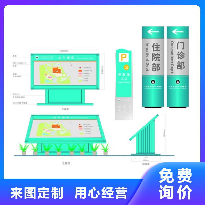 停车场精神堡垒导视牌全国发货