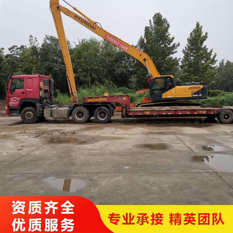 挖掘机 加长挖掘机出租多家服务案例
