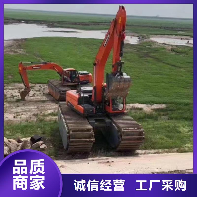 水上挖掘机出租_挖掘机租赁工程施工案例
