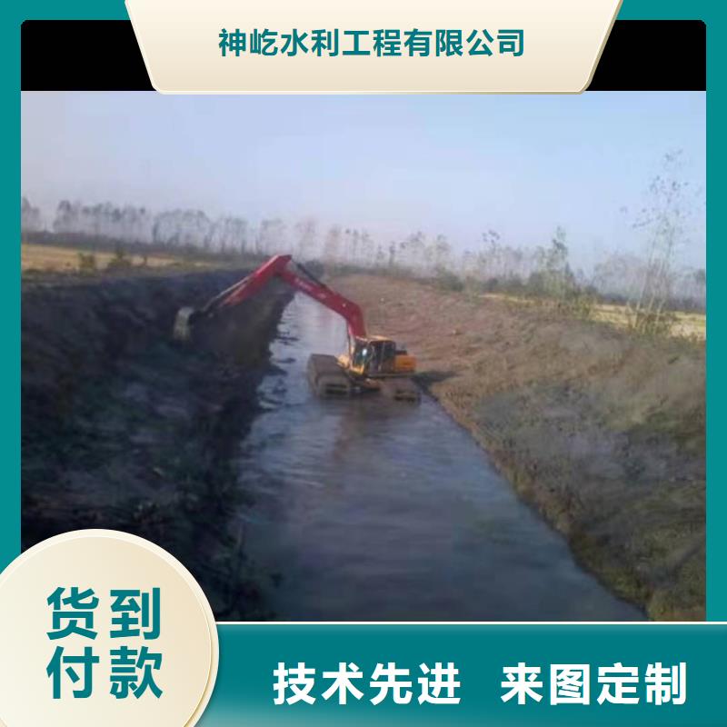 水上挖掘机出租_挖掘机租赁工程施工案例