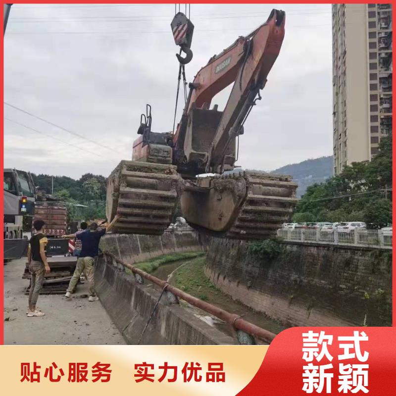 水上挖机出租 水上船挖租赁敢与同行比服务