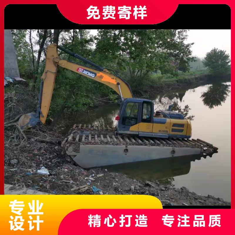 水上干活的挖掘机出租租赁全国配送真实