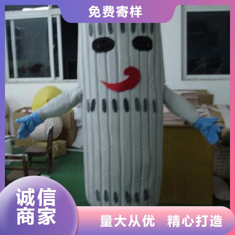 流行人偶服装定制厂家,套头玩偶服手艺好