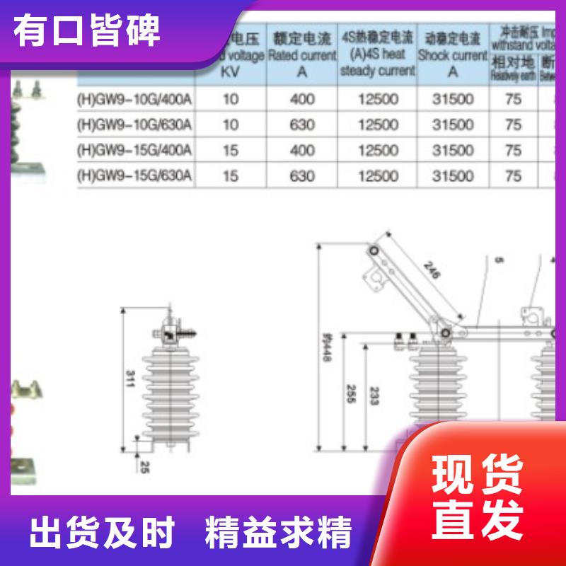 户外高压隔离开关GW1-10/1250A