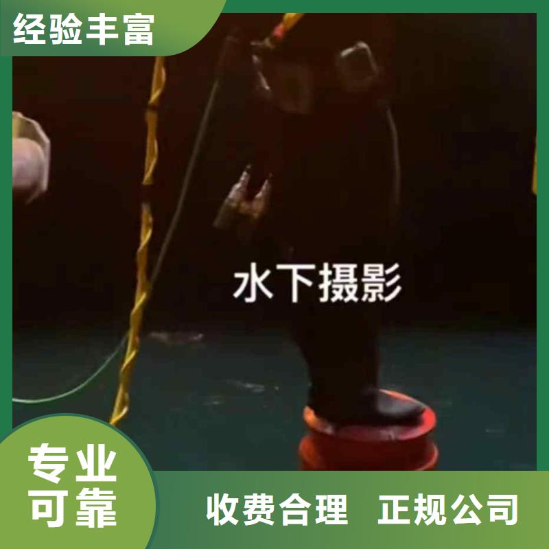 潜水员服务水下桥墩加固团队