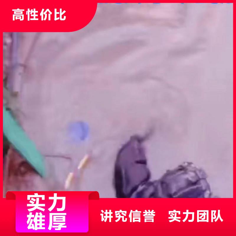 潜水员服务水下桥墩加固团队