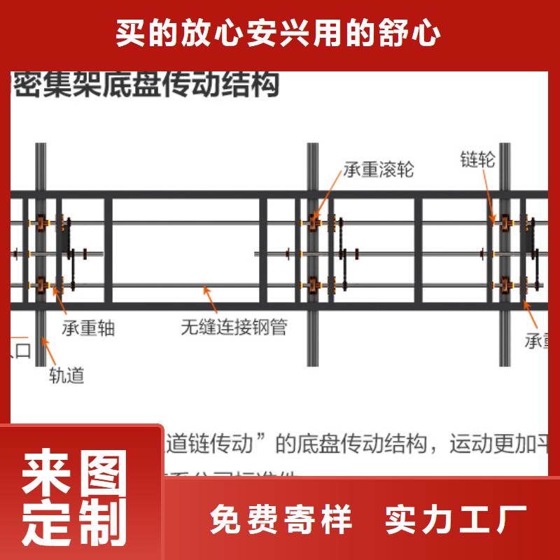 手摇密集柜仓储可拆卸货架保质保量