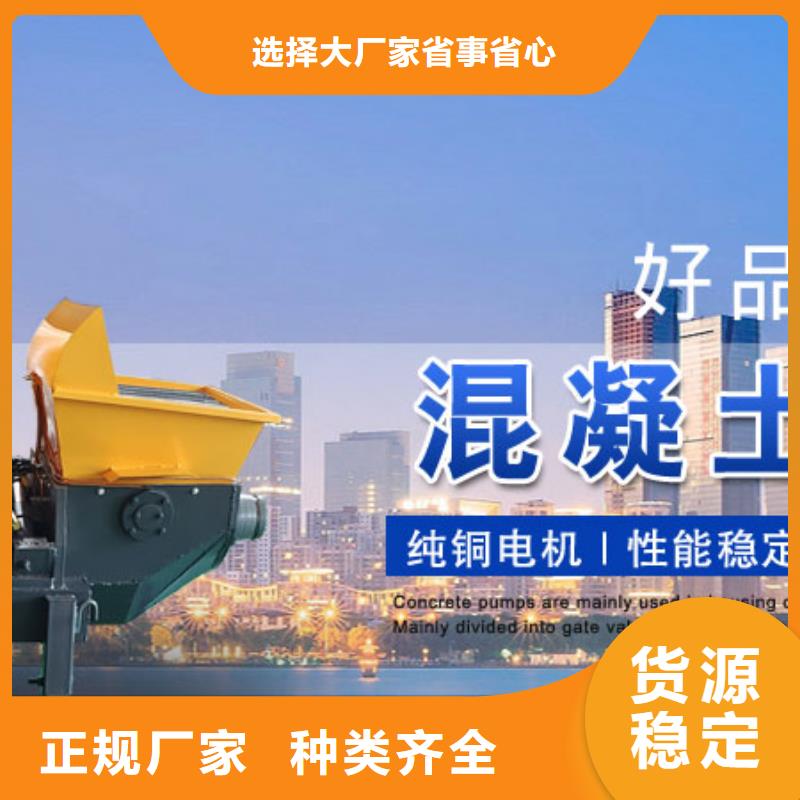 二次构造柱泵细石混凝土输送泵专业品质