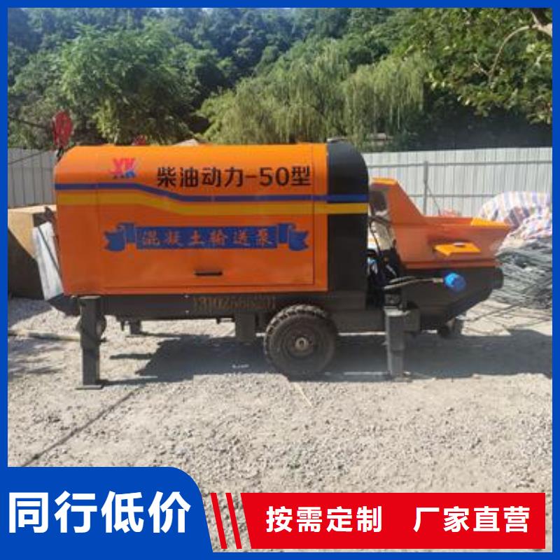 【小型混凝土泵二次结构泵支持加工定制】