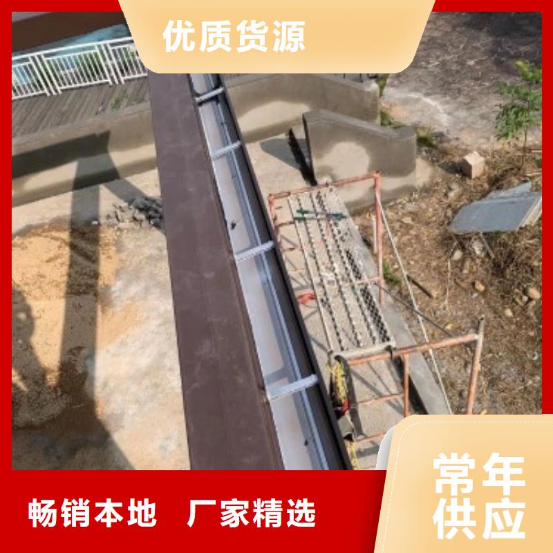 彩铝雨水管 铜做旧雨水管 铝合金檐沟价格