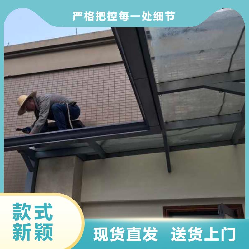 大规模矩形雨水管 铝合金落水管厂家