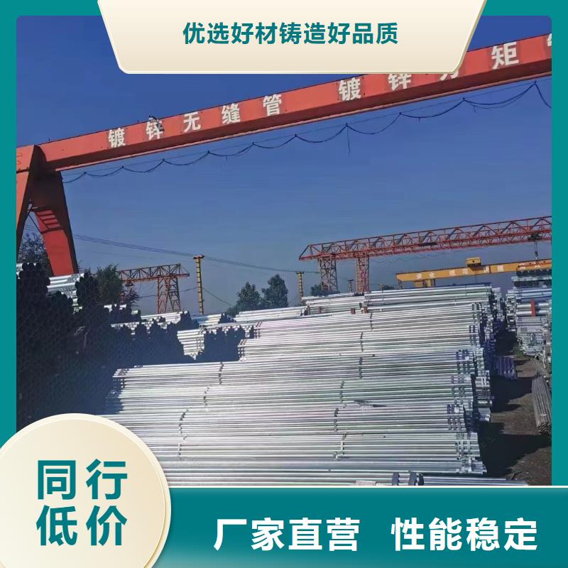 山东君诚镀锌钢管现货批发