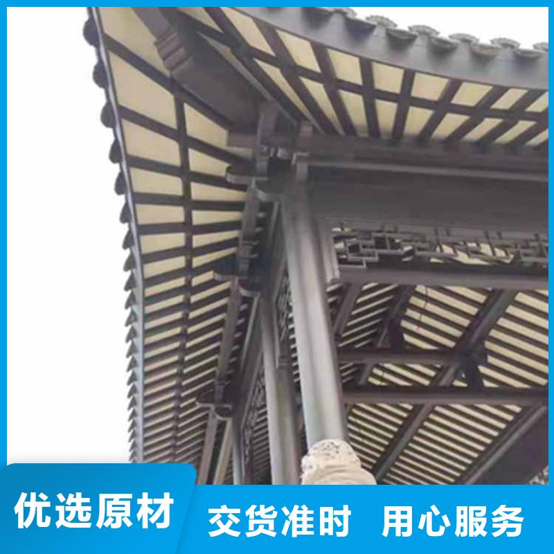 古建亭廊古铜色回廊建筑值得买