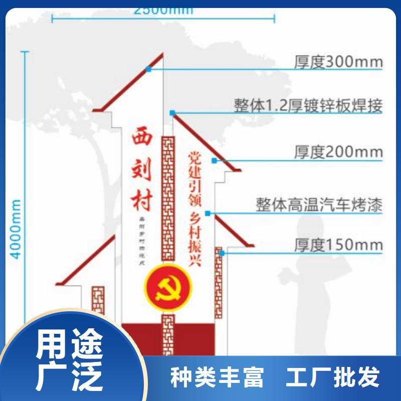 烤漆美丽乡村标牌售后完善