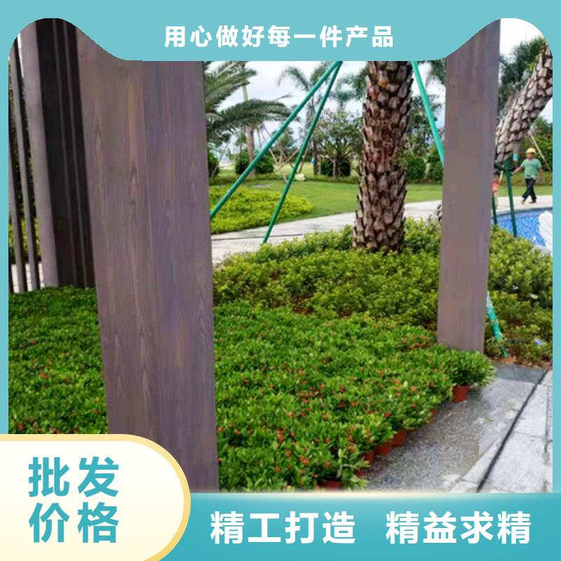 仿古木纹漆厂家批发#方钢圆管#长廊护栏#园林建筑