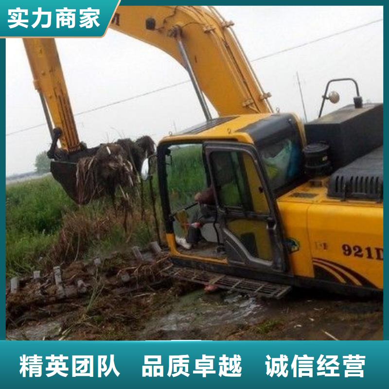 水上挖掘机租赁湿地挖机租赁省钱省时