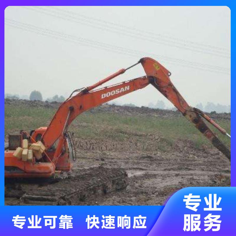 水上挖掘机租赁出租水陆挖机2025专业的团队