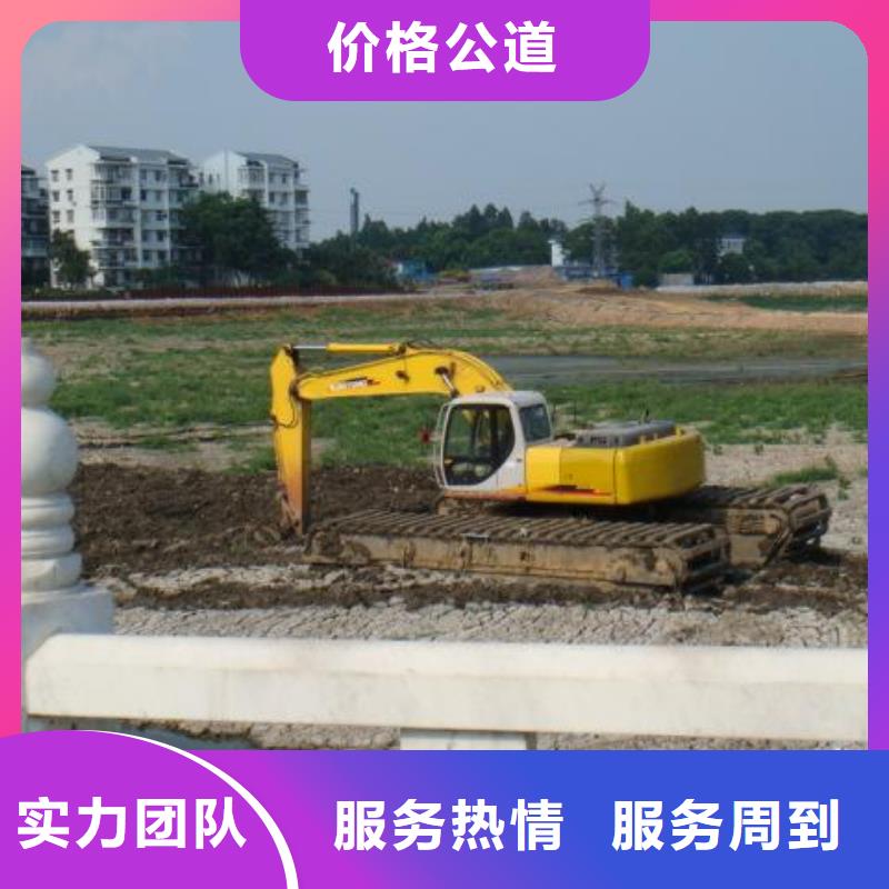水上挖掘机租赁租赁湿地挖机一对一服务