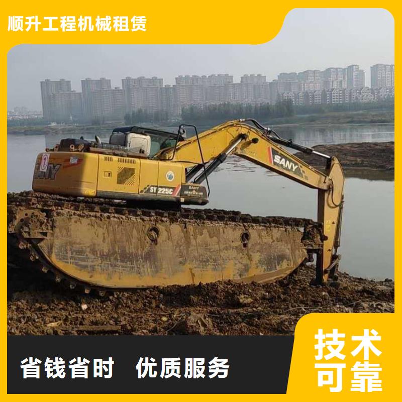 水上挖掘机租赁-湿地挖机租赁团队