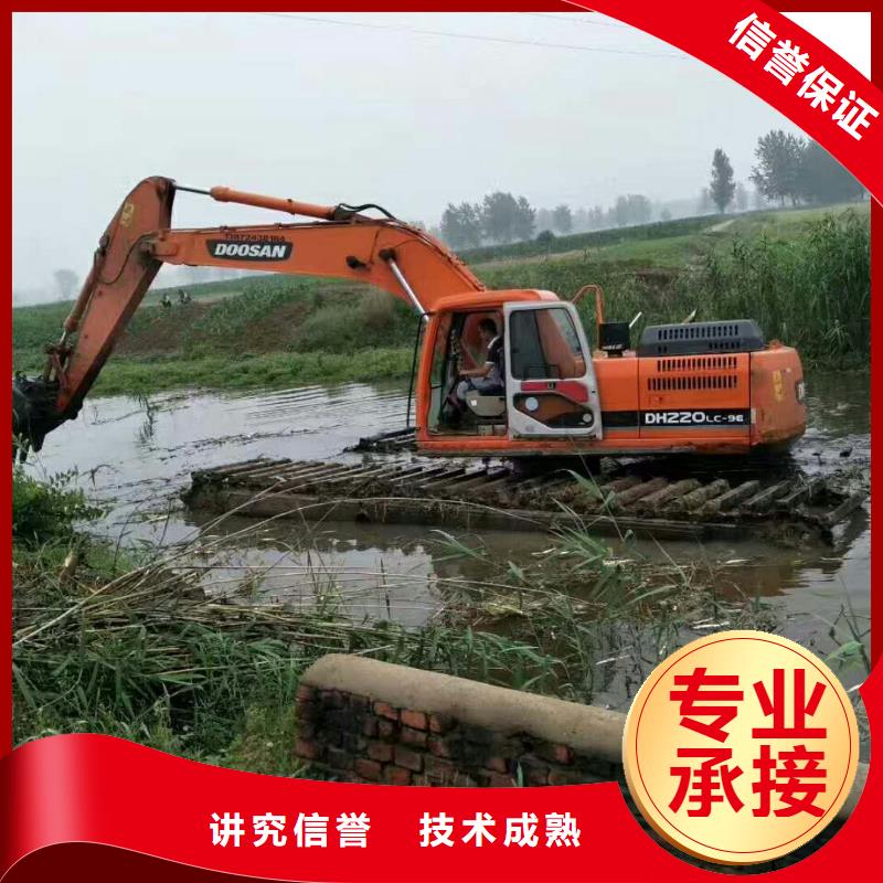 水上挖掘机租赁-租赁湿地挖机快捷