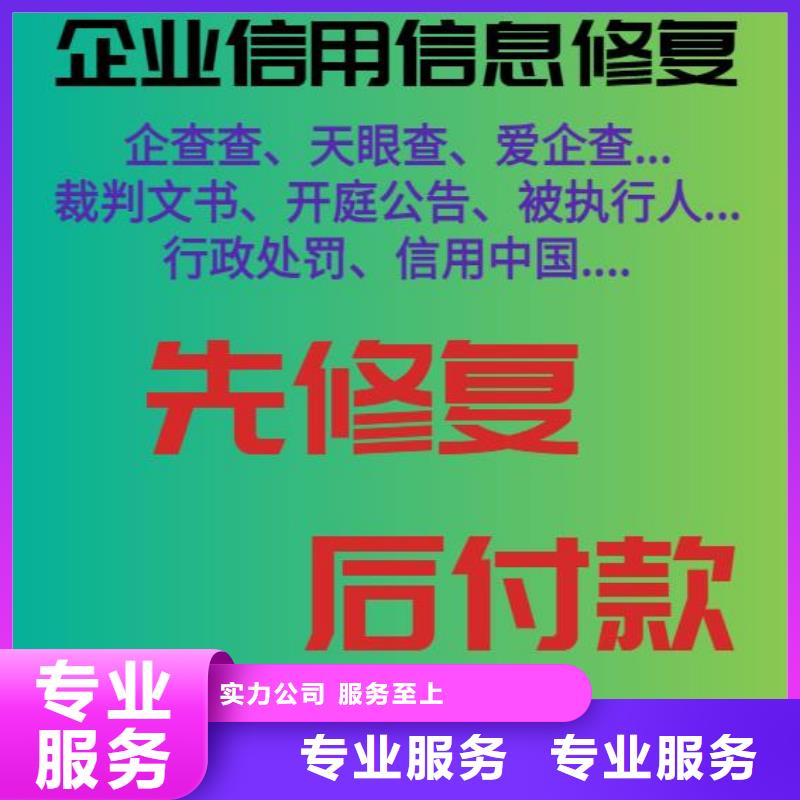 修复_启信宝裁判文书修复多年行业经验