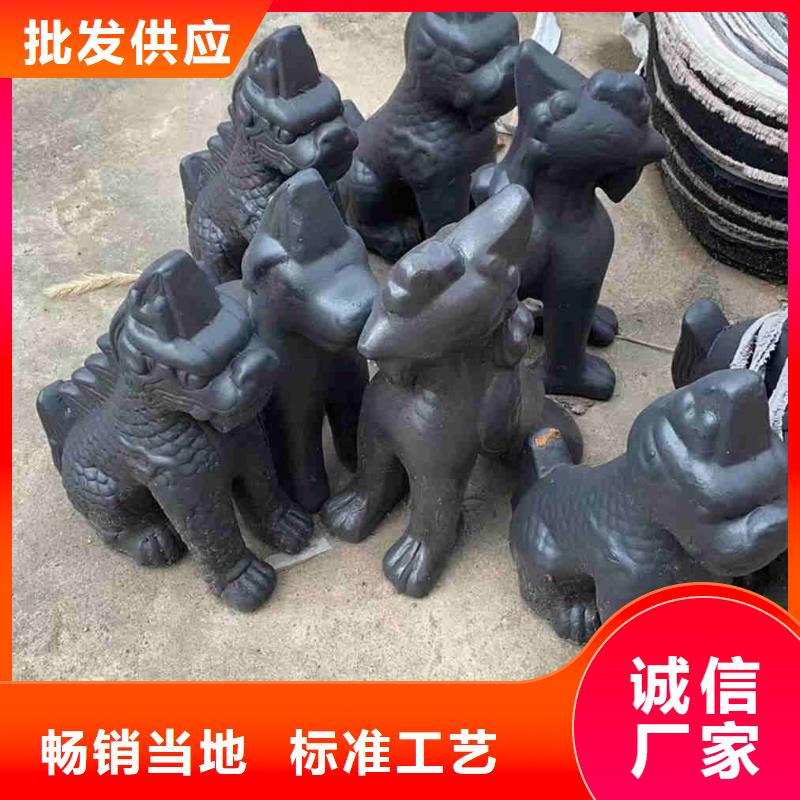 找祠堂用瓦片 灰色琉璃瓦实体大厂
