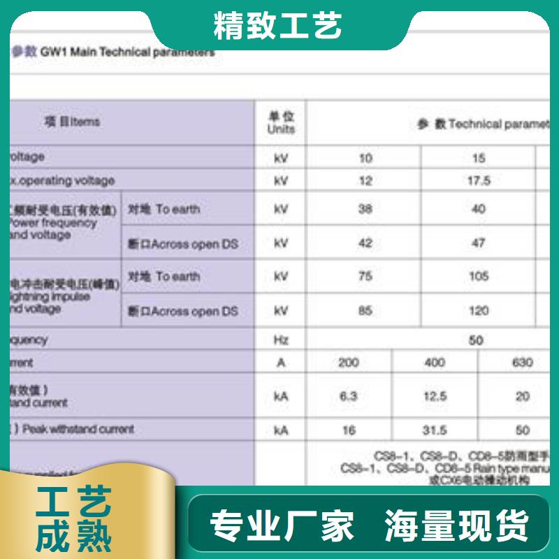 隔离开关跌落式熔断器供应满足客户需求