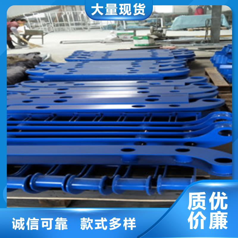 桥梁护栏立柱镀锌喷塑钢板立柱大厂生产品质