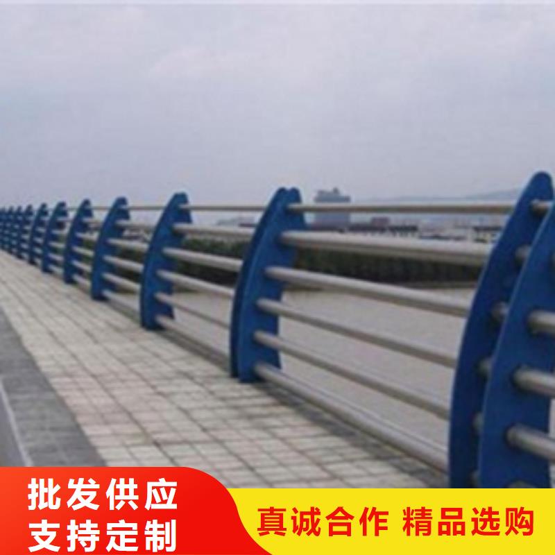 河道景观护栏生产商【不锈钢复合管护栏2】-人车分流栏用好材做好产品
