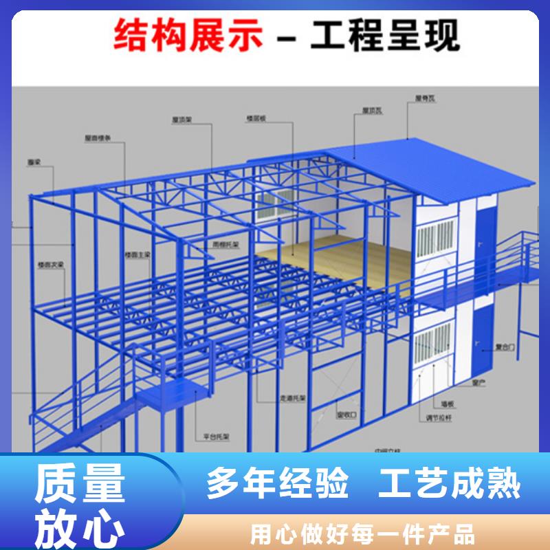 锡林浩特折叠集装箱彩板房直销